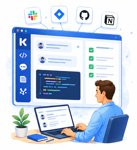 Unified workspace view in Kairo